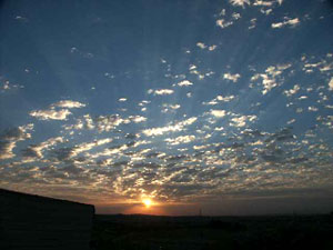 Sunrise Over `Umayri