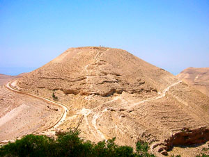 Mukawir (Machaerus), overlooking the Dead Sea (photo courtesy Stefanie Elkins)