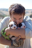 Charles Morse and Puppies 1 and 2