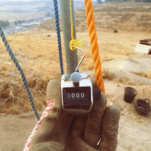 Winner: Glo Besana (Tally Counter mounted on a sift pole - beginning of the day)