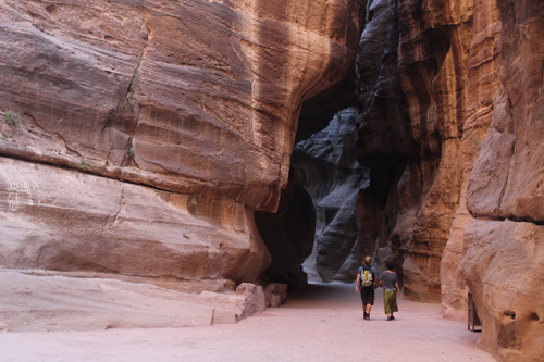 Winner: Shayla Shupe (Hand in hand through Petra's entry Siq)