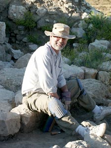 Larry Murrin, Sometime Archaeologist and Full-time Computer Specialist (photo by Douglas Clark)