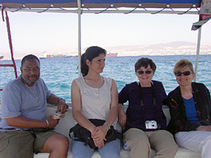 Glass-bottom Boat off the Coast of Aqaba
