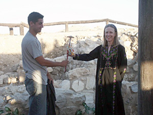 Andrew Curtis Receives Spinderella Award from Mary Boyd