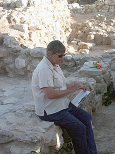 Denise Herr Reading Poetry Adapted to the Occasion