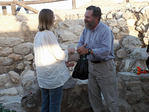 Janelle Lacey with Her Dirt Bag Award