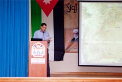 Yazid Elayan with Welcome from Madaba Office of DoA