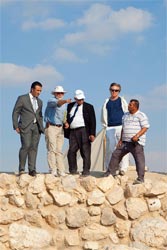 The group viewing Field H